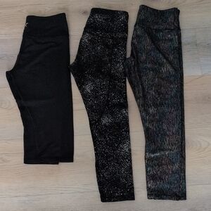 ZYIA ACTIVE LEGGINGS NWOT SIZE 8-10 SET OF 3!!